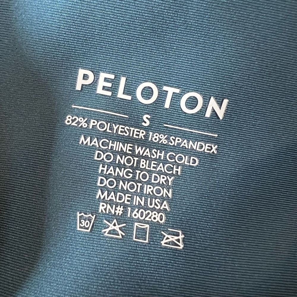 Peloton Teal Leggings Tights Size S - Picture 4 of 4